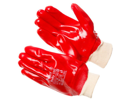 Перчатки Gward МБС ПВХ красные, Ruby100, PVC002 в Владимире