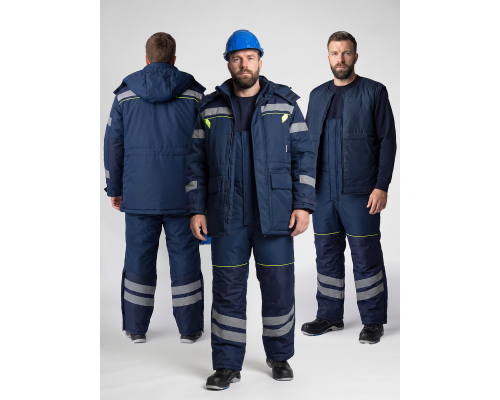 Костюм зимний ProfLineSpecialist (тк.Мембрана) п/к, т.синий